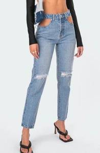 Edikted  cut out jeans