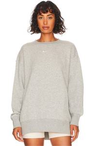 Gray Crew Neck Sweatshirt