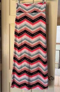 Rue 21 Beautiful Chevron Print Maxi Skirt