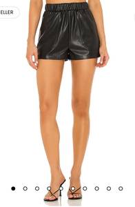 Leather Shorts - Faux The Record Leather Shorts