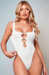 SheIn White Bodysuit