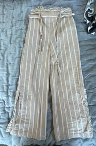 Dillard’s Stripped Linen Pants 