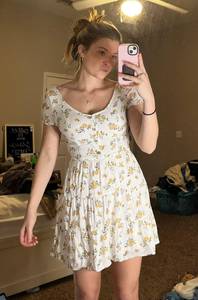 White Floral Dress