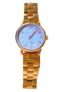 Marc by Marc Jacobs Women's Wristwatch Round Manual Wind Analog Gold