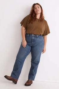 The Plus Curvy Perfect Vintage Straight Jean in Mayfield Wash
