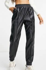 ASOS Petite Faux Leather Joggers