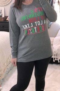 Atx mafia size medium Christmas funny graphic top