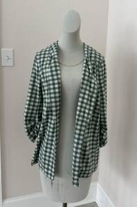 Green Plaid Blazer Altar’d State 