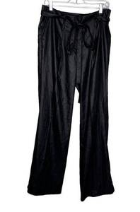 3.1 Phillip Lim Pants Womens 10 Black Sheen Wide Leg Minimalist Workwear Career