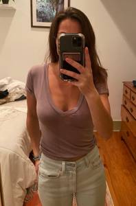 Mauve V Neck