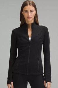 Lululemon Women's Black Activewear Stretch Luon NSD Madison Define Jacket Size 6