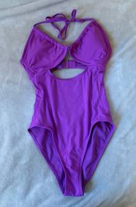 purple monokini