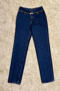 LawMan Vintage High Waist Western  Denim Bareback Jeans