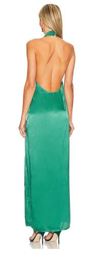 Revolve SNDYS  Green Maxi Halter Dress