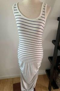 Victoria's Secret Victoria secret maxi dress white stripe size small