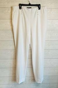 New York Clothing Company white Sailor pants Size 12