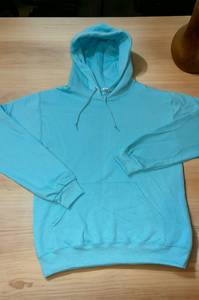 Scuba Blue Adult Unisex 8 oz. NuBlend® Fleece Pullover Hoodie