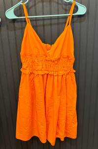 Orange Summer/spring Dress