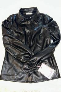 Faux Leather Top