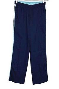 Made For Life Pants Womens Small Blue Track Pants Casual Workout Athleisure