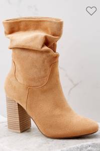 Tan High Heel Boots