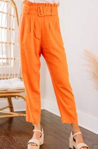 Orange dress Pants