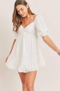 White Babydoll Dress