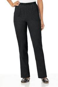 - Pure Cotton Elastic-Waist Jeans