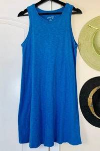 Universal Threads Universal Thread Cute Cobalt Blue Casual Beachy Summertime Sleeve-Less Dress | M