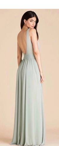 Birdy Grey Jan Sage Green Maxi Bridesmaid Dress Size Small