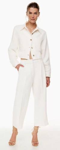 Aritzia Women’s  Wilfred Cream White Effortless Cropped Pants