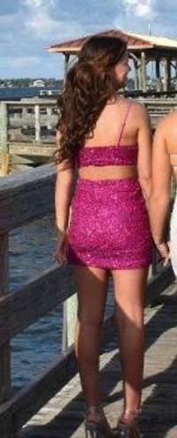 Windsor Short Pink Homecoming Dress