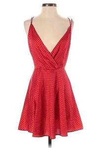 ZARA  Red & Black strappy polka dot dress