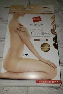 Women's Lightest Coverage Tummy control Pantyhose Hanes Premium  S* transparent