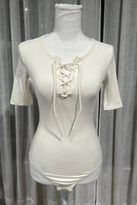 Madewell White Cross Cross Body Suit