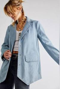 Free People  High Tide Suede Blazer Size S