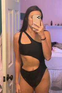 Black Cutout  Swimsuit