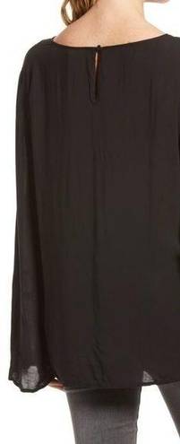 Treasure & Bond Treasure Bond Blouse Small Soft Black Bell Long Sleeve Business Casual Top NWT