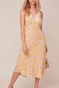 ASTR The Label In Your Dreams Dress Size XS Slip Midi Lacey Feminine Casual