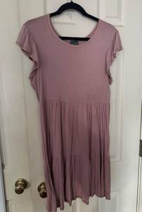 Pink Boho Dress