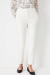 High Waisted White Pant