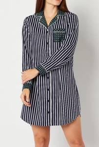 Long Sleeve Flannel Nightshirt