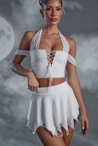 Sexy White Halloween Costume 