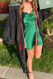 Emerald Green Graduation Dress