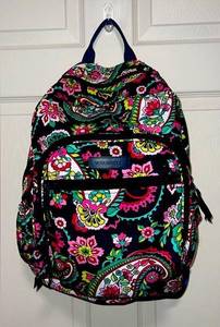 Vera Bradley Petal Paisley Campus Backpack 🌸💗