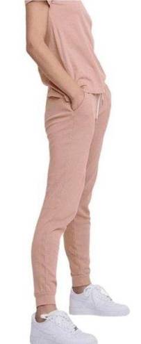 Mate the Label NWT  Rose Organic Terry Classic Jogger - 1X