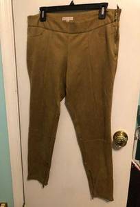 Brown Suede Pants Size 10