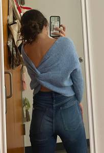 Open Back Sweater