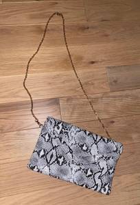 Like New - Snakeskin Envelope Crossbody Purse