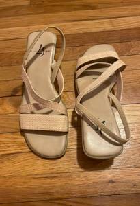 Jasmine Strappy Slide Sandal  Size 8